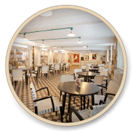 Zwack Unicum Látogatóközpont, Kóstoló terem